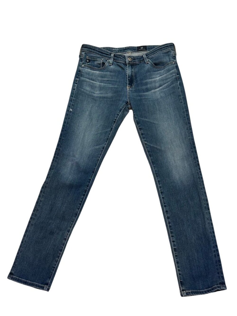 AG Adriano Goldschmied The Prima Cigarette Leg Jeans Medium Wash 27R
